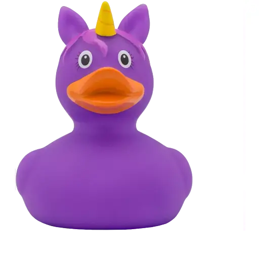 Утка FunnyDucks Единорог фиолетовый ( 2090) - фото 1