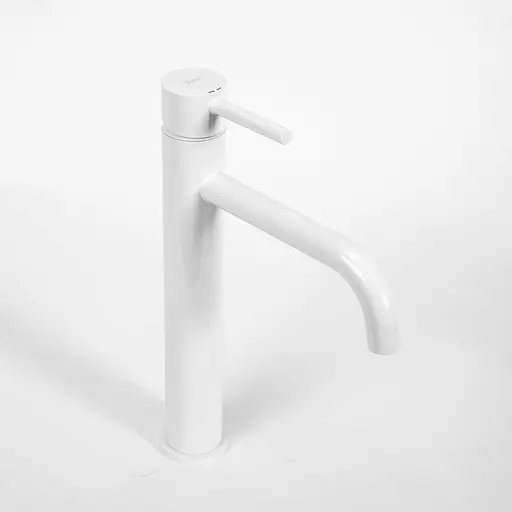 Змішувач для умивальника Rea Lungo високий white REA-B4400 Білий - фото 8