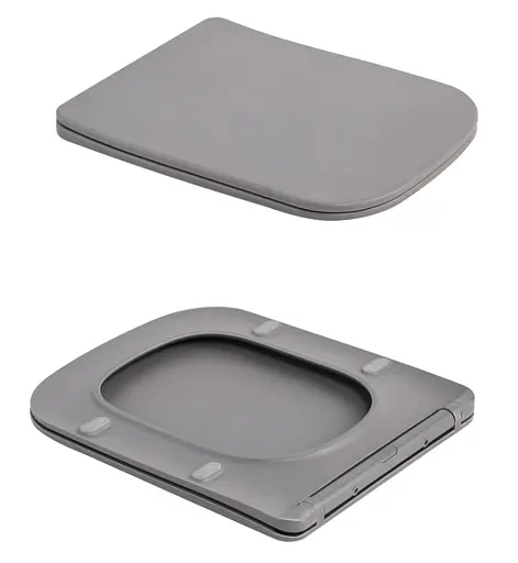 Унитаз подвесной Qtap Tern Ultra Quiet, с сиденьем Slim Duroplast/Soft-close/Quick relase QT17332303ASSG - фото 7