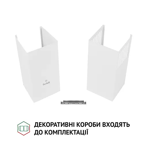 Вытяжка декоративная наклонная Perfelli DNS 6482 D 850 WH LED - фото 9