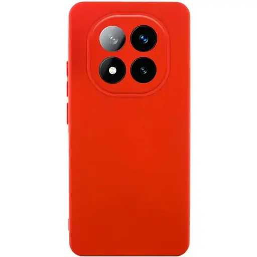 Чохол Lakshmi Silicone Cover Full Camera (AA) для Xiaomi Redmi Note 14 Pro 4G/5G Червоний/Red - фото 1