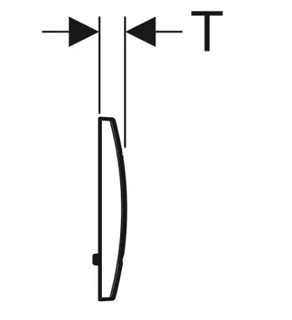 Клавіша змиву Geberit Delta30 біла 115.137.11.1 - фото 2