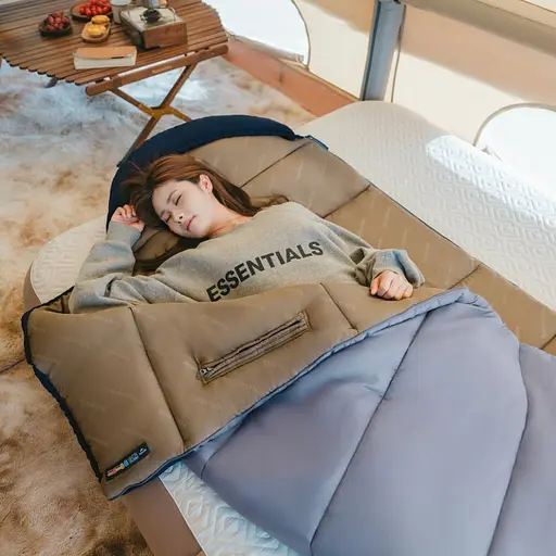 Спальник с копюшоном Naturehike Sunny Day PL02 U450 CNK2550WS028 Blue Navy (6977465868428) [146772] - фото 5