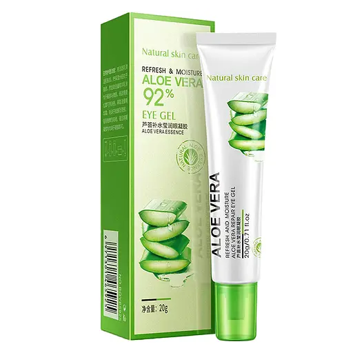 Гель-крем для області навколо очей з екстрактом алое Bioaqua Eye Gel Aloe Vera 92% 20 г