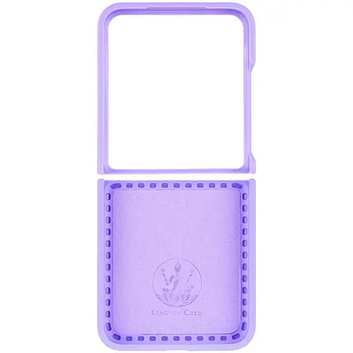 Чехол Foldables Silicone Cover Lakshmi AAA для Samsung Galaxy Z Flip6 / Flip7 FE Сиреневый / Dasheen - фото 4