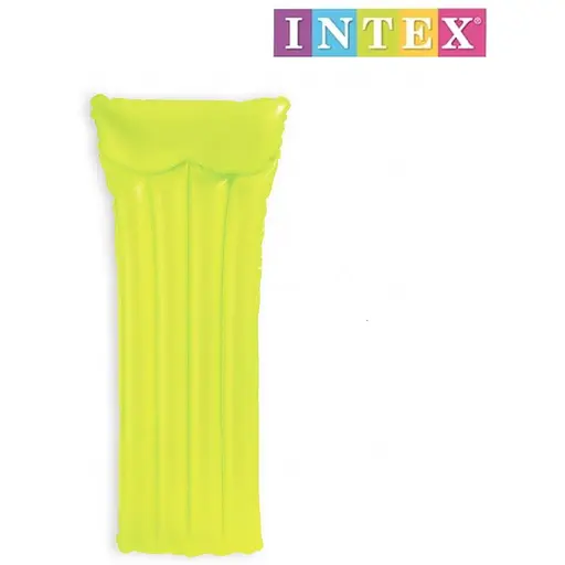 Надувний матрац Intex 59717 неон 3 кольори розміром 183x69 см - фото 3