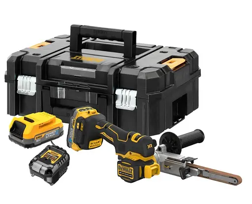 Напильник стрічковий акумуляторний DeWalt з АКБ та ЗП DCM200E2T - фото 2