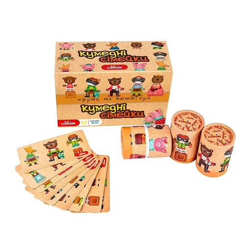 Настільна Гра "Кумедні сімейки" Ludum LD1049-56 - фото 2