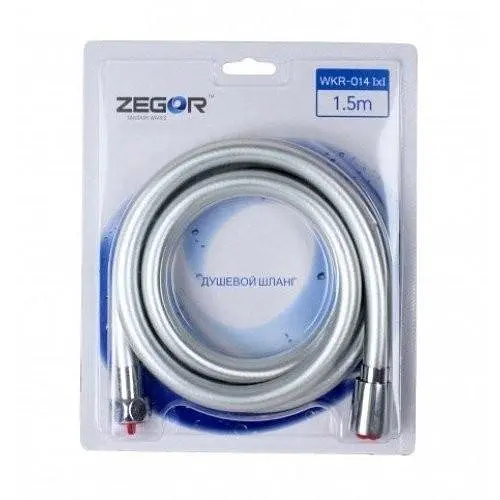 Шланг для душа Zegor/Troya WKR-014 ИХИ NEW силиконовый 1,5 м 30412 - фото 1