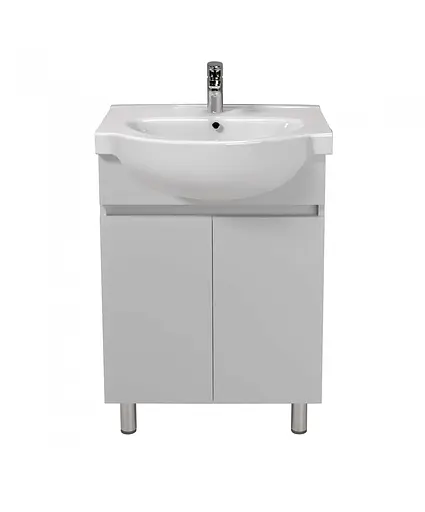 Тумба Мойдодир Temp. 65 з умивальником Freja 65 Білий - фото 6