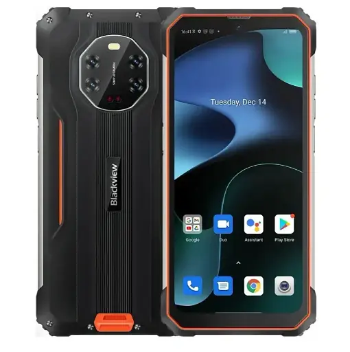Захищений смартфон Blackview BL8800 (8/128GB, 5G) Акумулятор 8 380мАг Orange - фото 1