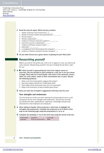 Cambridge English for Job-hunting SB with Audio CDs 2 - фото 4