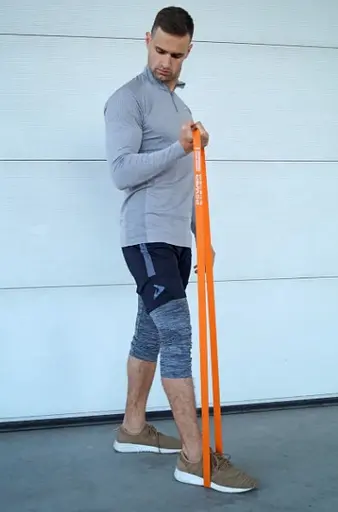 Гумка для фітнесу і кроссфіту Power System PS-4052 CrossFit Level 2 Orange (опір 10-35 кг) (PS-4052_Orange) - фото 9