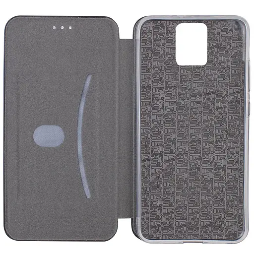 Кожаный чехол-книжка Classy для Xiaomi Redmi Note 9s / Note 9 Pro / Note 9 Pro Max Черный - фото 2