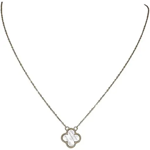 Золоте кольє Платон Конюшина з перламутром. 2Н181/68Б 40