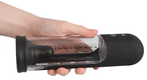 Вакуумная помпа Rebel Automatic Penis Pump 24 см прозрачный - фото 5