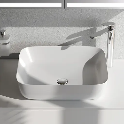 Умивальник Am.Pm Func 51 см білий MFAWCC10510WG, Білий - фото 3