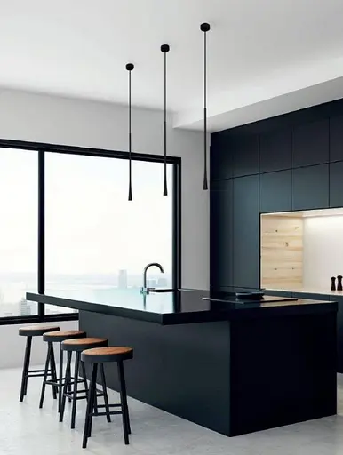 Светильник подвесной KLOODI DECO PE-SURMA800 7W 3K BK - фото 4