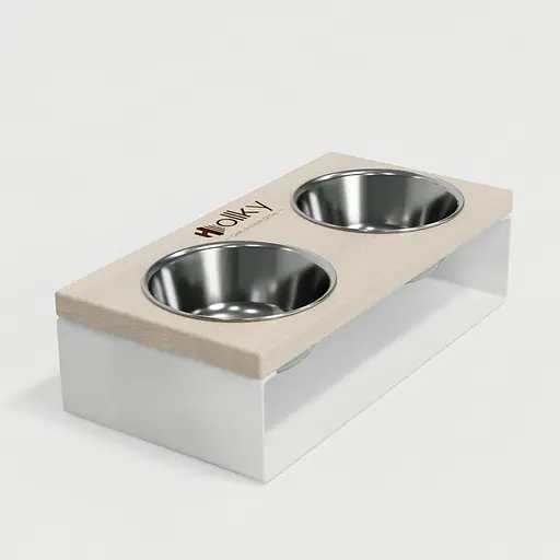 Hollky StellWood — миски на підставці для маленьких собак та котів (2 × 0,45 л) - фото 7