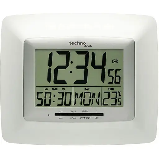 Часы настенные Technoline WS8100 White/Silver (WS8100) - фото 5