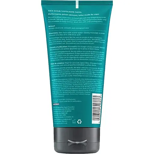 Скраб для лица Super Facialist for Men Vitamin B3 Invigorating 150 мл - фото 2