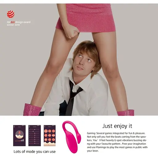 Смарт-виброяйцо Magic Motion Flamingo - фото 5