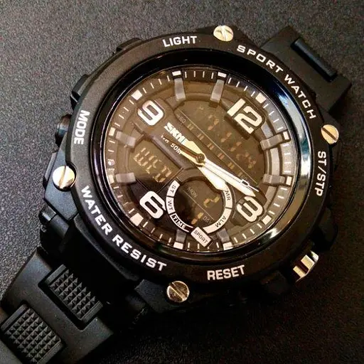 Мужские часы Skmei Reactor Черные - фото 5