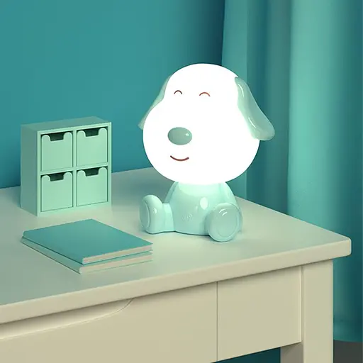 Світильник-нічник Kite LED з акумулятором Doggy блакитний (K24-491-3-3) - фото 4