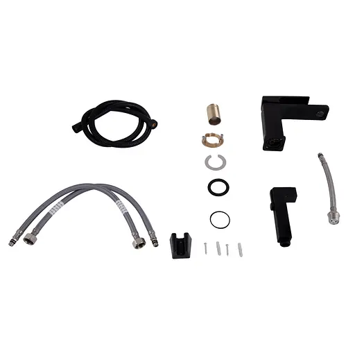 Змішувач з гігієнічною лійкою Qtap Gemini QTGEM272BLM45690 Black matt, Чорний матовий - фото 6