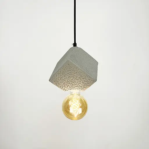 Підвіс Truzzo Quadro із сірим бетонним плафоном Line.F MJ 168/1 GR - фото 5