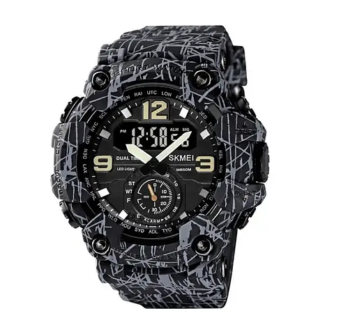 Наручний годинник чоловічий Skmei 1637 Gray Black, 1637GYBK (18442)