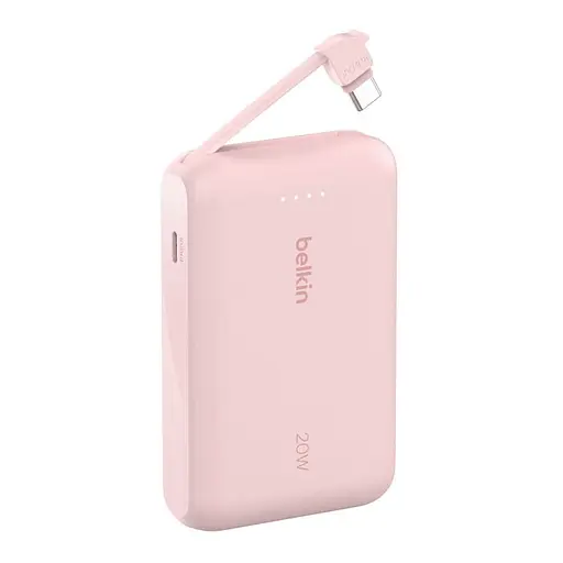 Аккумулятор портативный Belkin BoostCharge 10000 mAh 20W Pink (BPB021HQPK) - фото 3