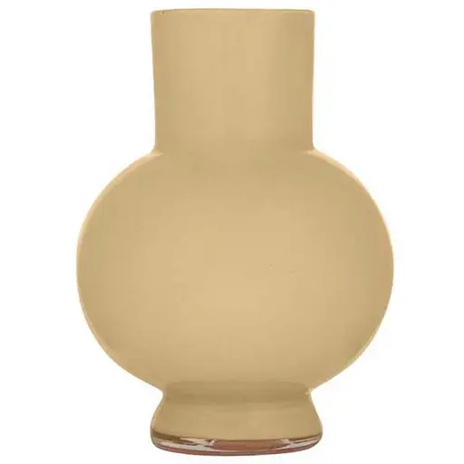 Ваза Lefard Xebora Beige стеклянная 26х20 см (804-159) - фото 1