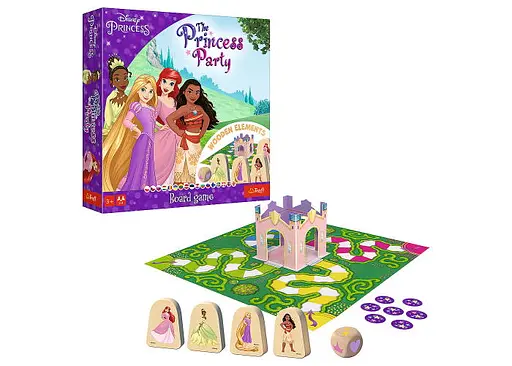 Настольная игра Trefl Вечеринка для принцесс. Дисней: Принцессы (The Princess Party. Disney: Princess) (02434) - фото 5