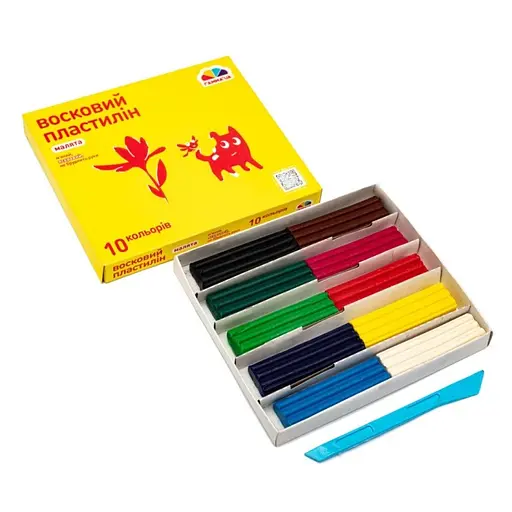 Набор для лепки пластилин "Малыши" ГАММА'UA 100304, 10 цветов - фото 2