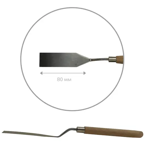 Мастихін Rosa Studio 11919 прямокутний довжина 8 см ст.код1007 - фото 1