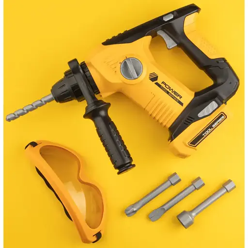 Іграшковий інструмент Otamanko Дриль з насадками жовта - фото 7