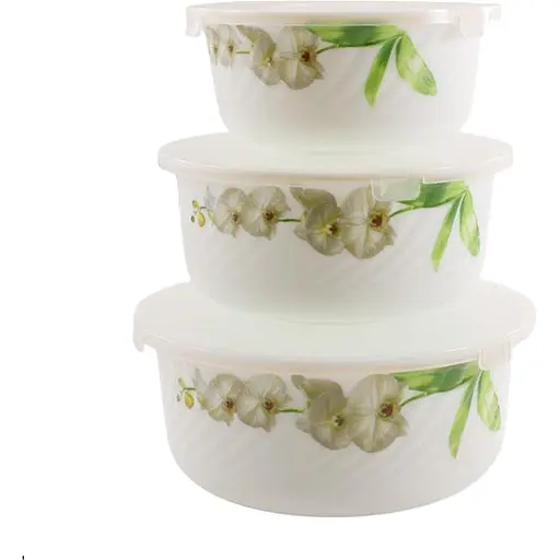 Набор салатников Lumines белая орхидея 3 шт. (000031519) - фото 1