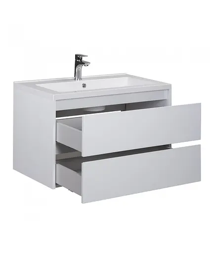 Тумба Мойдодир Marko 80-A з умивальником Cosmopolitan 80 Білий - фото 4