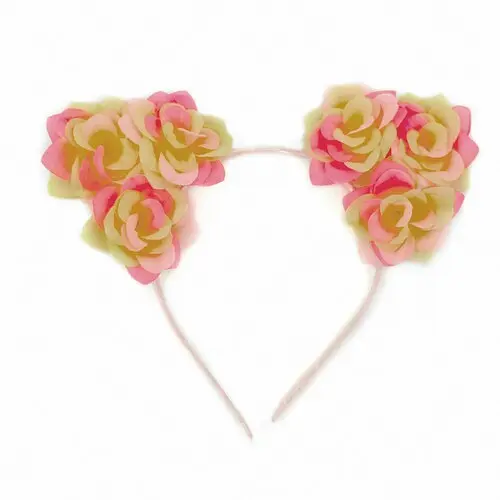 Вушка Кішечка в квітах - фото 1