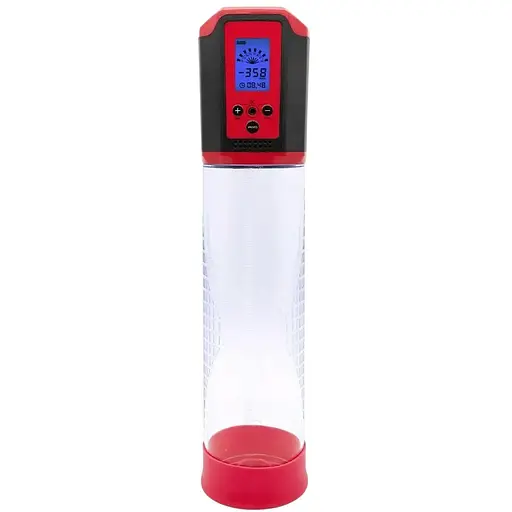 Автоматическая вакуумная помпа Men Powerup Passion Enlargement system Red перезаряжаемая 5 режимов