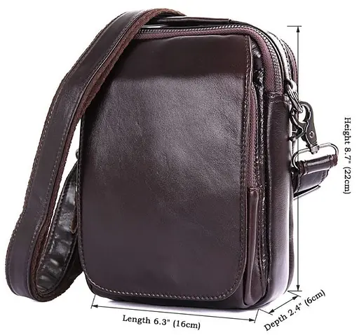 Маленькая мужская сумочка John McDee 16х22х6 см sum0028365 - фото 4