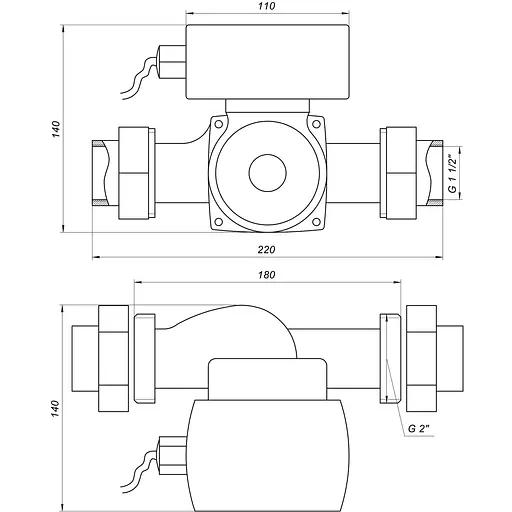 Насос циркуляционный энергосберегающий Optima OP32-10AUTO 180 мм - фото 5
