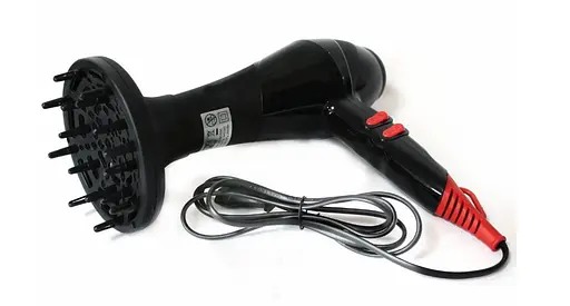 Фен стайлер Crownberg CB-2302 для укладки волос 3000Вт Диффузор Концентратор Черный - фото 2
