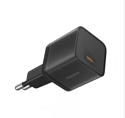 Мережевий зарядний пристрій Baseus GaN5S Fast Charger 1C 30 W EU P10162504113-00 Чорний - фото 2