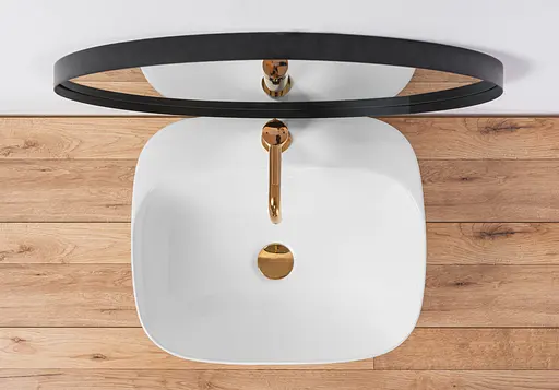 Умивальник Rea Marika 50 накладний білий REA-U9611, Білий - фото 5