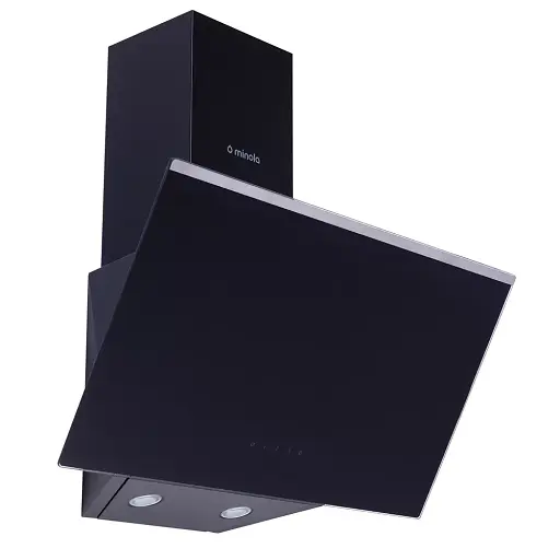 Вытяжка декоративная наклонная Минола HVS 6222 BL/INOX 700 LED - фото 2