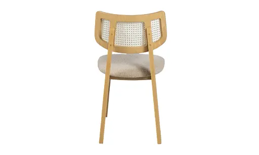 Стілець Пепе Cane з масиву дерева та ротангу дуб - фото 4