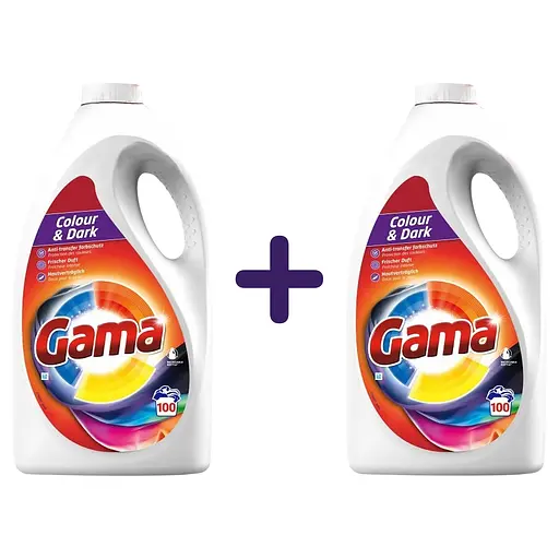 Гель для прання Gama Protect для кольорових та чорних речей 9 л (4.5 л х 2 шт.)