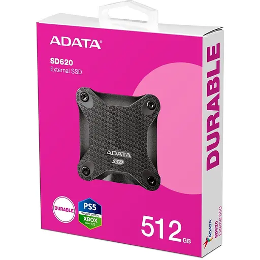 Накопитель SSD Adata SSD 512GB USB 3.2 SD620 500 (SD620-512GCBK) - фото 5